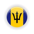 Barbados icon circle