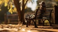 Barbara: A Soft Focus Figure On A Park Bench