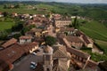 Barbaresco, vineyard and hills of the Langhe region. Piemonte, Italy Royalty Free Stock Photo