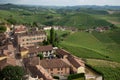 Barbaresco, vineyard and hills of the Langhe region. Piemonte, Italy Royalty Free Stock Photo