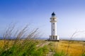 Barbaria cape lighthouse Formentera meadow