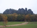 The Barbarine is the best-known free-standing rock in the German part of the Elbe Sandstone Mountains.