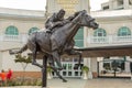 Barbaro statue memorial at the Kentucky Derby Museum Royalty Free Stock Photo