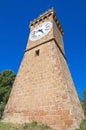 Barbarossa tower. Acquapendente. Lazio. Italy. Royalty Free Stock Photo