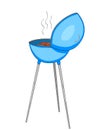 Barbecue or barbeque informally BBQ or barby . Raster Object on white background