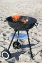 Barbecue on beach