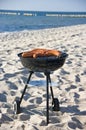 Barbecue on beach