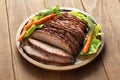 Barbecue beef brisket Royalty Free Stock Photo
