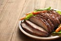 Barbecue beef brisket Royalty Free Stock Photo