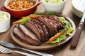 Barbecue beef brisket Royalty Free Stock Photo