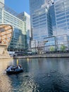 Barbecue boat is the new fun experience for celebrations on Thames river in London England