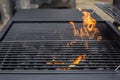 Barbecue clean grate, empty. BBQ Royalty Free Stock Photo