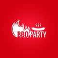 Barbecue fire design background Royalty Free Stock Photo