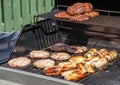 Garden Barbecue and Grill Cooking