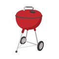 Barbecue grill cartoon icon