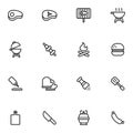 Barbecue And Grill Icons