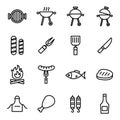 Barbecue And Grill Icons