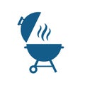 Barbecue grill vector icon