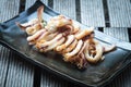 Barbecue grilled squid Royalty Free Stock Photo