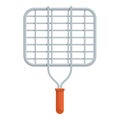 Barbecue net icon, cartoon and flat style Royalty Free Stock Photo