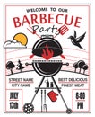 Barbecue party invitation