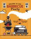 Barbecue party invitation