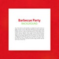 Barbecue Party Paper Template