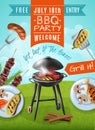 Barbecue Party Poster