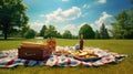 barbecue picnic hot dogs Royalty Free Stock Photo