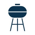 Barbecue pit. Vector illustration decorative design