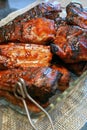 Barbecue Ribs for the family meals Royalty Free Stock Photo
