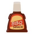 Barbecue sauce icon, cartoon style