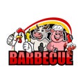 Barbecue and sauces logo