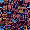 Barbecue Seamless Pattern