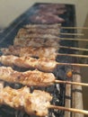 Barbecue Skewers Chickens