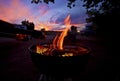 Barbecue at Sunset