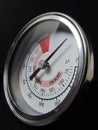 Barbecue temperature gauge Royalty Free Stock Photo