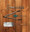 Barbecue tools set Royalty Free Stock Photo