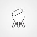 Barbecue vector icon sign symbol