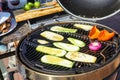 barbecue vegetables closeup Royalty Free Stock Photo