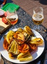 barbecue vegetables closeup Royalty Free Stock Photo