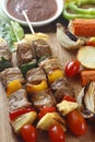 Barbecued beef, grilled meat, grilled beef, BBQ