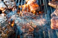 Barbecued steak Royalty Free Stock Photo