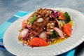 Barbecued steak salad Royalty Free Stock Photo