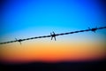 Barbed wire Royalty Free Stock Photo