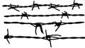 Barbed wire Royalty Free Stock Photo