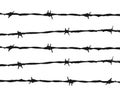 Barbed wire Royalty Free Stock Photo