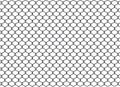 Barbed Wire Background. Black Wire Mesh Isolated white background. Fence Barb Construction Zone Vector Illustration Template. Royalty Free Stock Photo