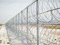 Barbed Wire Barrier