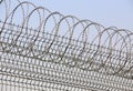 Barbed wire,Fence Royalty Free Stock Photo